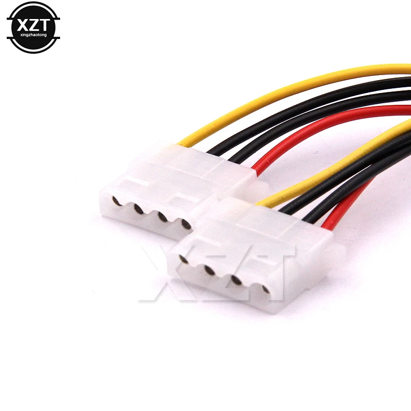 Кабель питания Molex с 4 контактным штекером на 2 порта контактный кабель IDE шнур 1