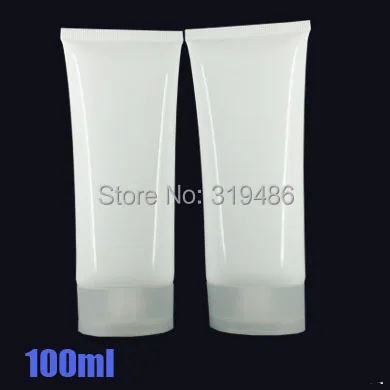 

300pcs/lot 100ml Cosmetic Tube Mildy Wash Soft Tube or Butter Handcream Tube Empty Make Up Frosted Tube with locked flip cap