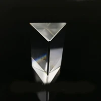 1pc 30x30x50mm optical glass equilateral triple triangular prism physics teaching light spectrum