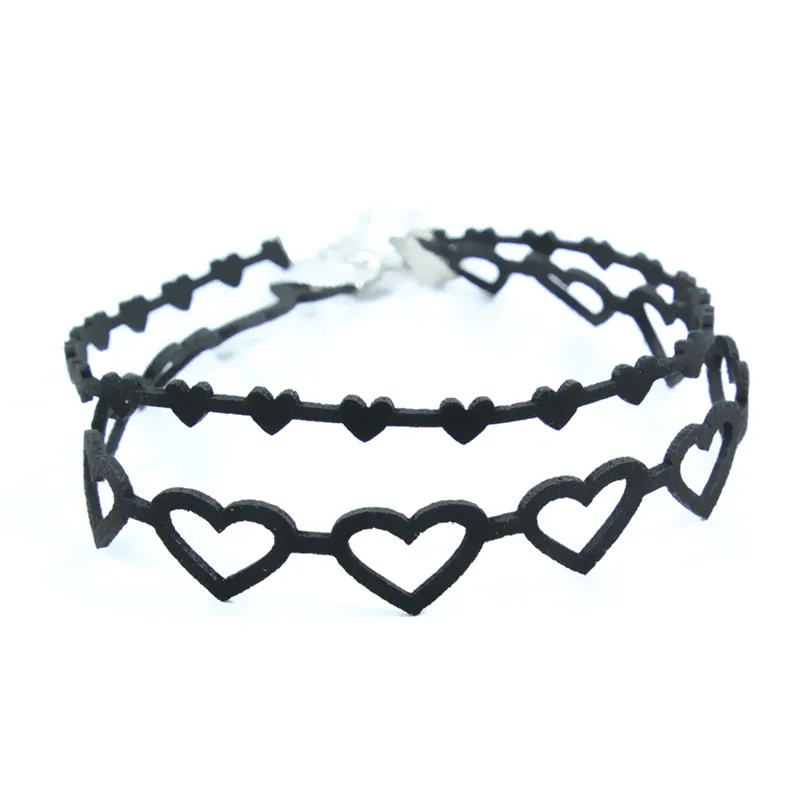 Винтажный бархат кружево черного цвета колье ожерелье женское вырез в форме