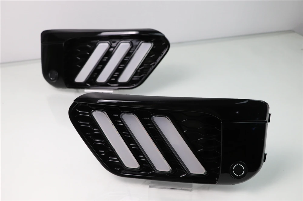 2 шт. светодиодный DRL Дневной светильник s Для BMW X1 F48 F49 2016 2017 2018 2019 с желтым сигналом