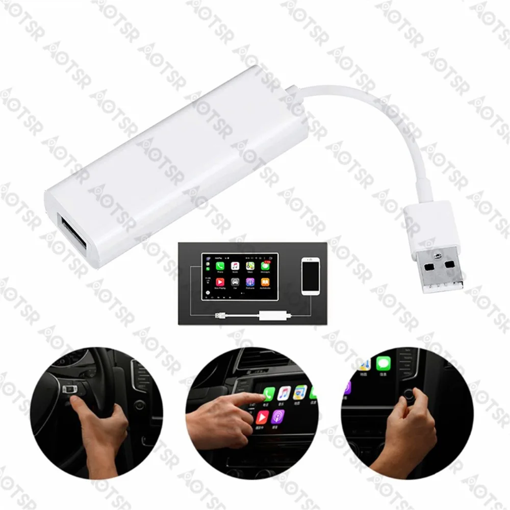 Подключи и играй USB CarPlay ключ для iPhone IOS системы Android телефона автомобиля DVD плеер