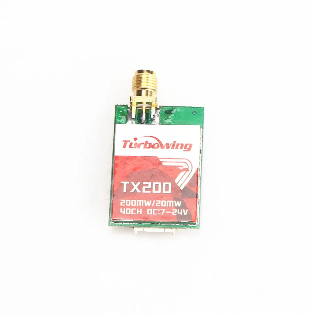 Оригинальный бренд Turbowing TX200 5 8G 200 мВт 40CH беспроводной передатчик AV для передачи FPV