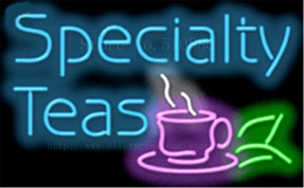 

Неоновая вывеска для специального чая, настоящие стеклянные лампочки для бара, украшение для пивного клуба, вывеска для кофе, эспрессо, капу...