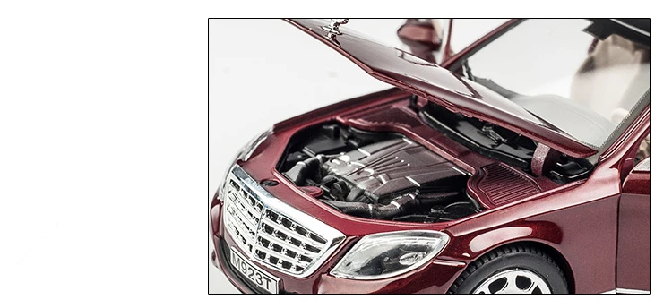 KIDAMI 1:24 Maybach, сплав, модель для симуляции, игрушки для детей, звук и светильник, игрушка, автомобиль, подарки, hotwheels