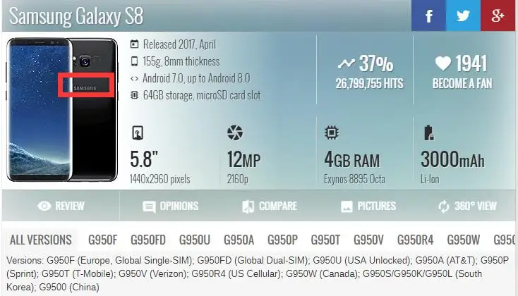 Задняя крышка для Samsung Galaxy S8 G950 задняя Plus G955 стеклянная дверь корпус запасные