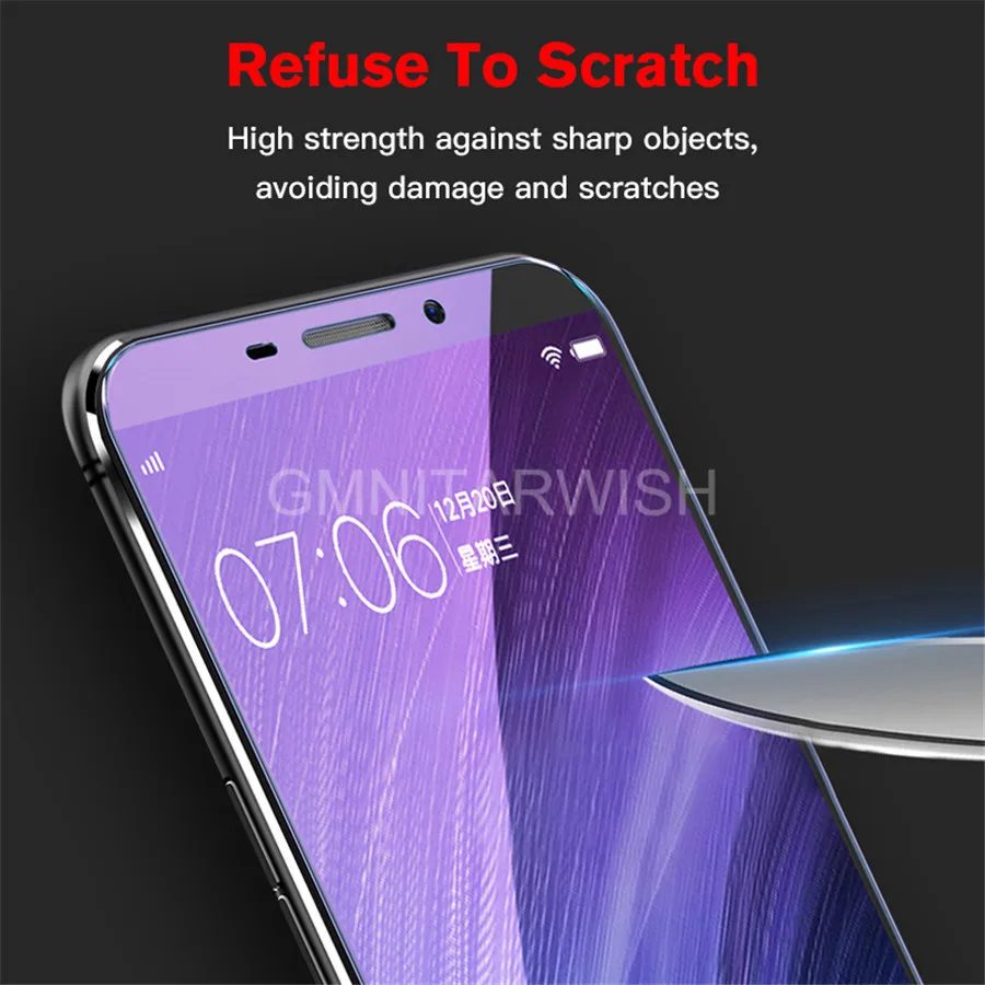 9H анти УФ Фиолетовый Синий свет отпечатков пальцев закаленное стекло для Xiaomi 9 8 SE