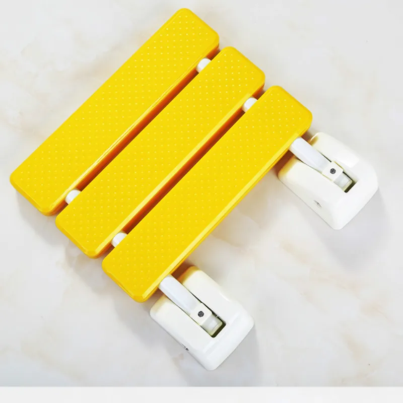 Складной стул для ванной душа комнаты противоскользящий туалета настенный