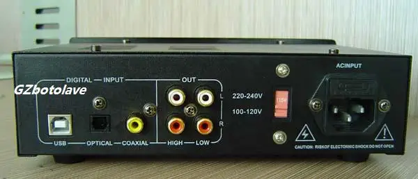 Xiangsheng обновление DAC-01B коаксиальный волокно USB асинхронный XMOS Цифровой аудио декодер с усилителем