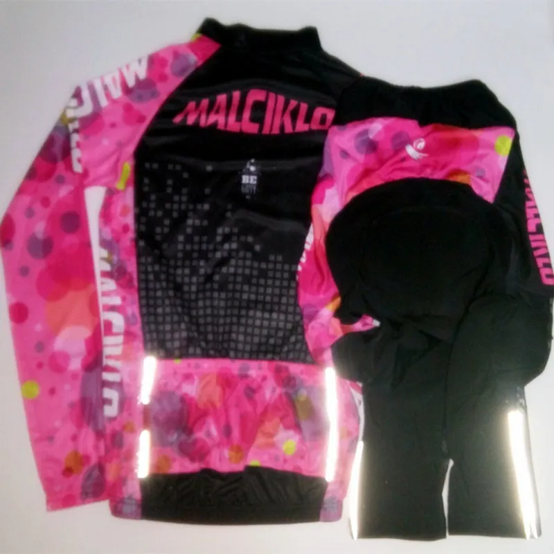 Ropa Ciclismo Mujer Invierno Winter Thermal Fleece Pro Cycling Jersey Women 2019 MTB Maillot Bike Long Sleeve Clothing | Спорт и