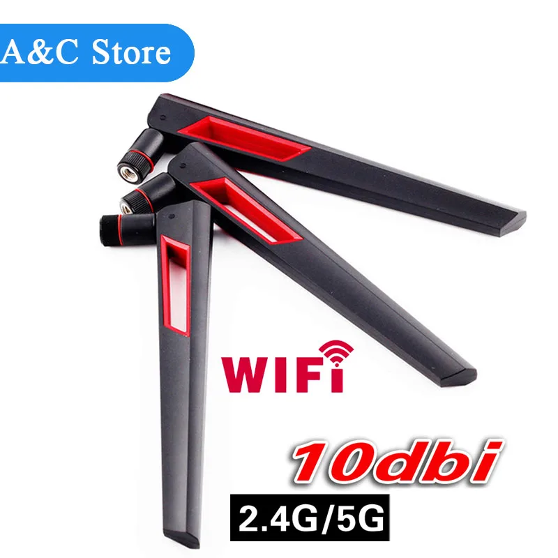 Всенаправленная двухдиапазонная антенна Wi Fi 2 4/5 ГГц 802.11n/b/g 4 шт./лот|Антенны для