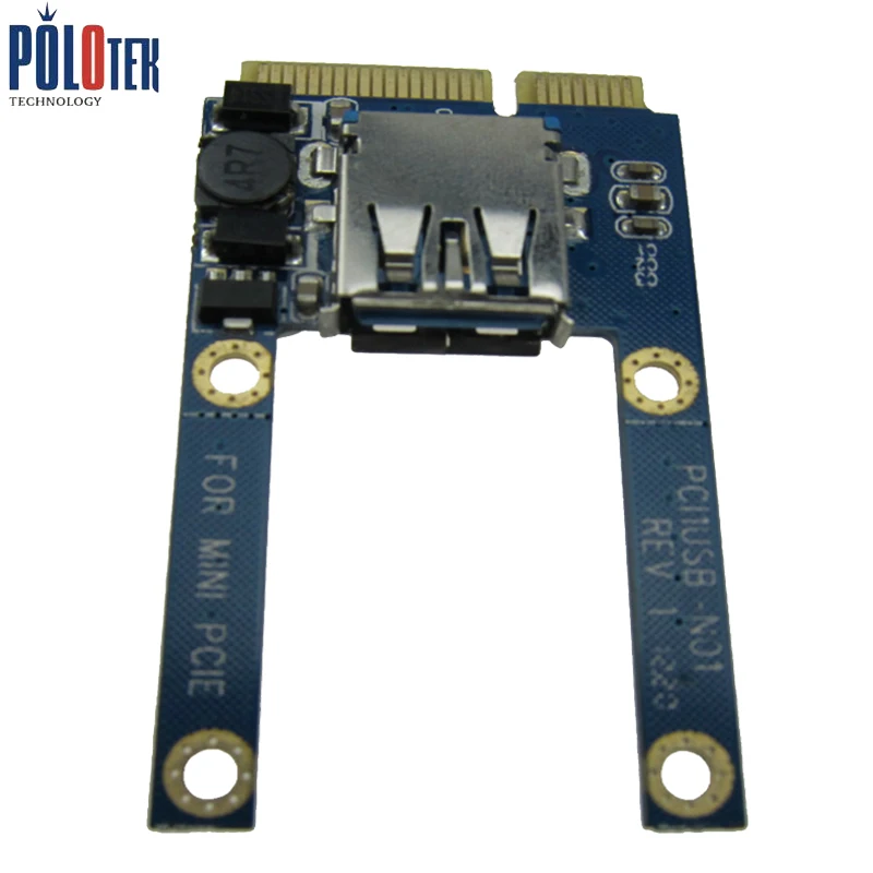 Mini PCI E Express pcie pci express половинной высоты порт для USB 2 0 адаптер карта мини флэш диск