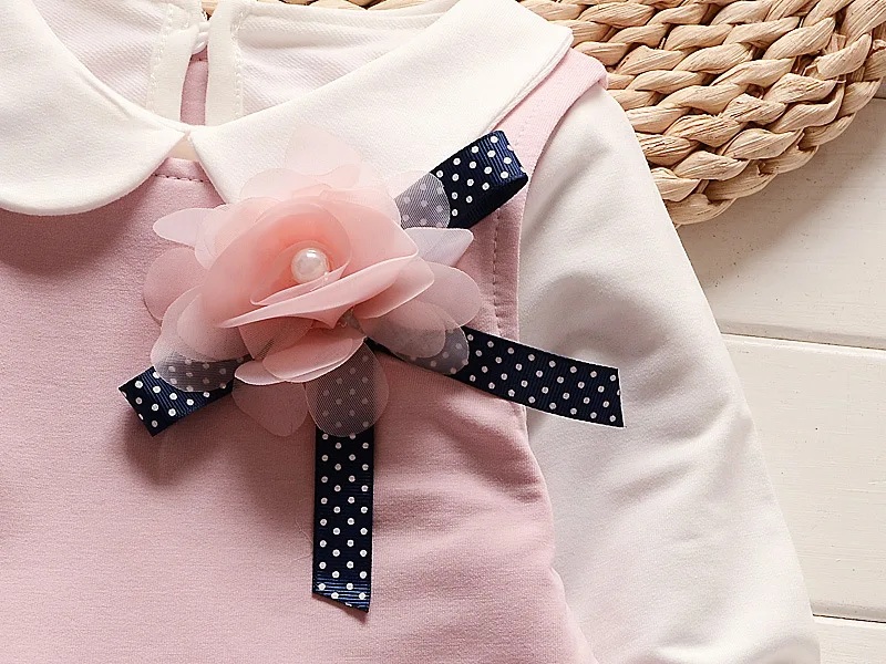 BibiCola/платье для маленьких девочек сезон весна осень модные кружевные платья