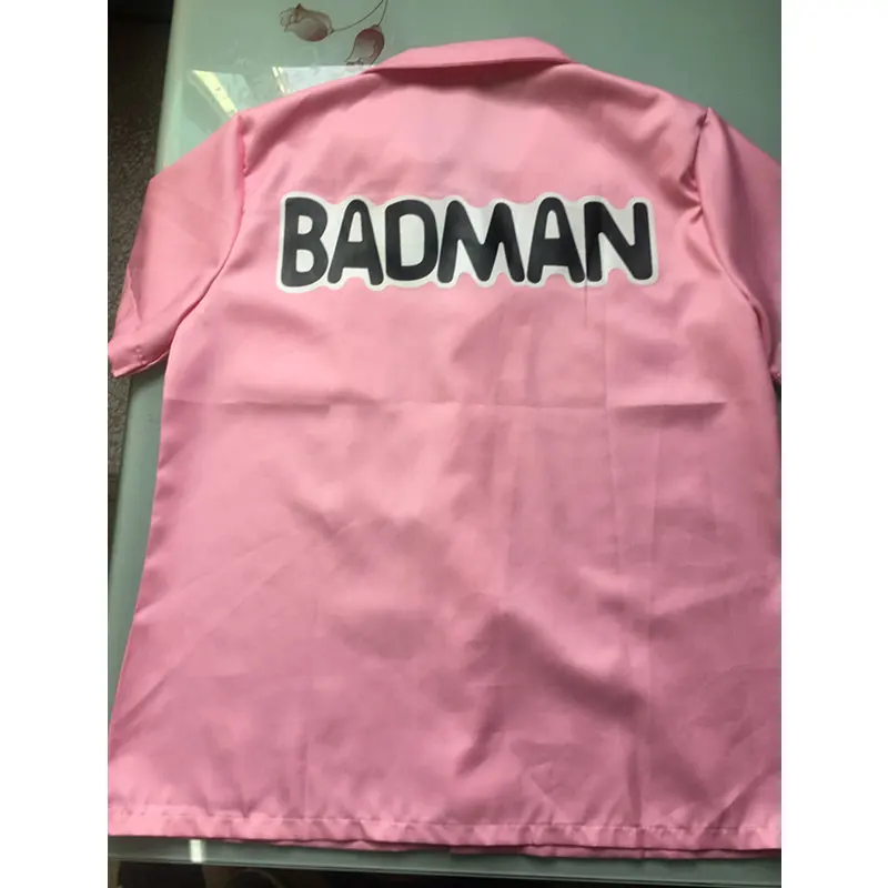 Dragon Ball Z Vegeta BADMAN розовые рубашки Япония аниме Хэллоуин косплей футболка мужские вечерние платья Топы летняя рубашка