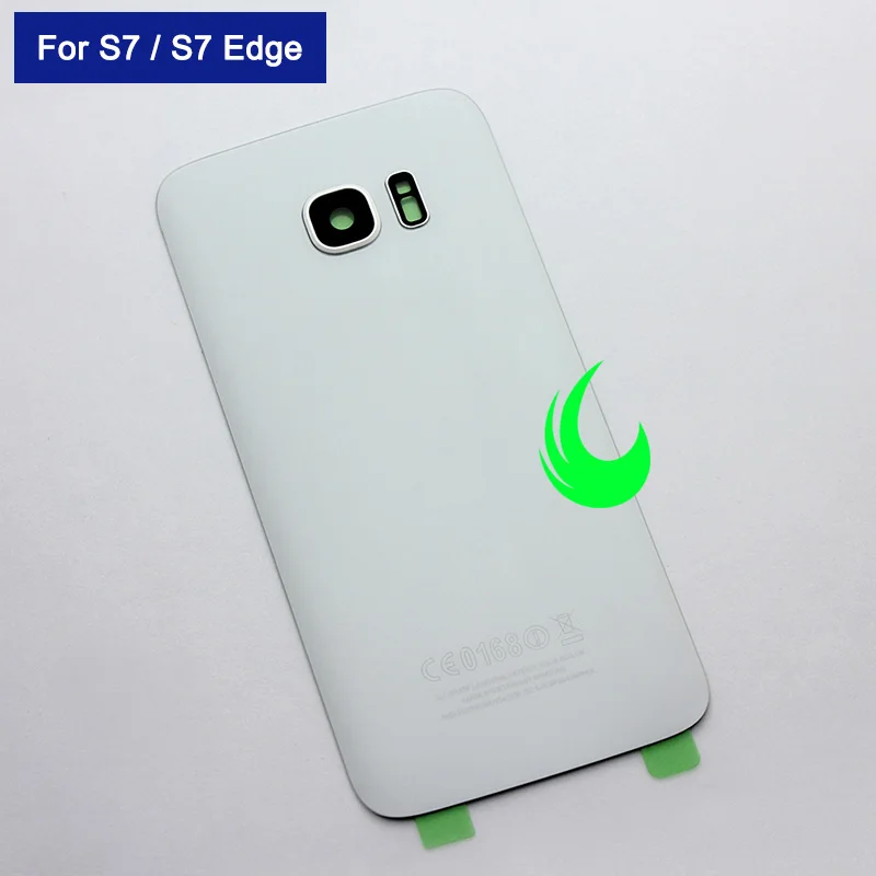 Задняя стеклянная крышка батареи для samsung Galaxy S7 G930/S7 Edge G935 задняя дверь корпус чехол для samsung S7 Edge задняя стекло+ объектив