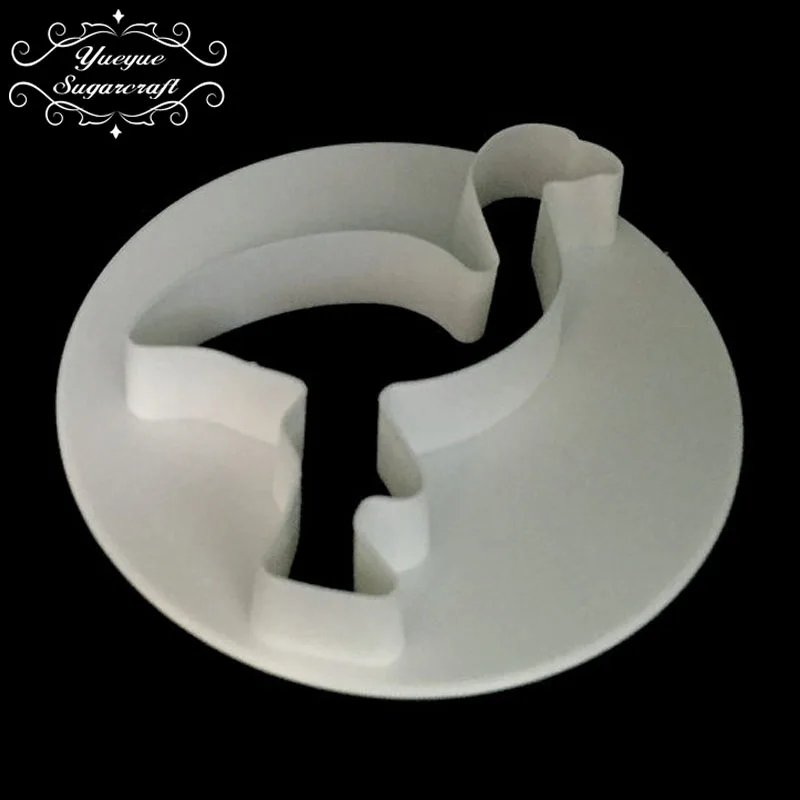 Yueyue Sugarcraft животное лебедь Фламинго кошка Пластиковая форма помадка формы для украшения торта инструменты шоколадная Форма аксессуары для выпечки