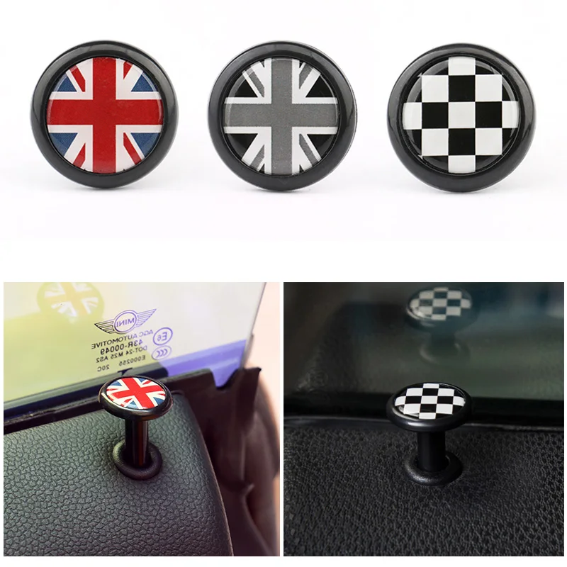 2 шт. ABS Преобразованный Замок дверного штифта Union Jack для BMW MINI Cooper Countryman R60 R50 R52 R53 R55 R56 R58 R59 F55 F56 F54 включительно.