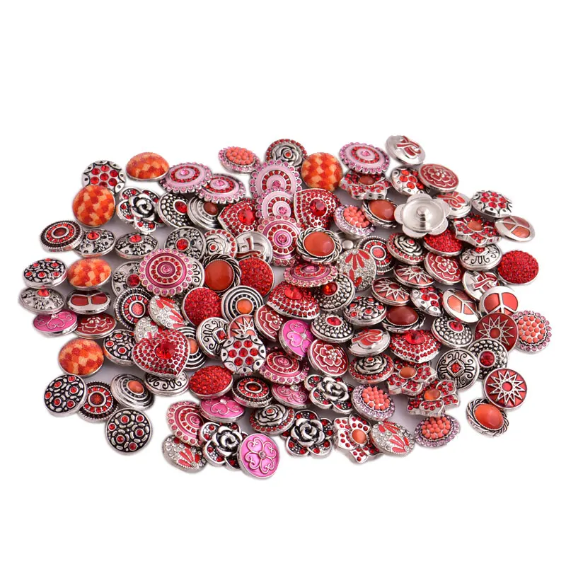 Металлический браслет rivca разные цвета 50 шт./лот 18 мм 20 мм|bracelet jewelry|button braceletsnap button