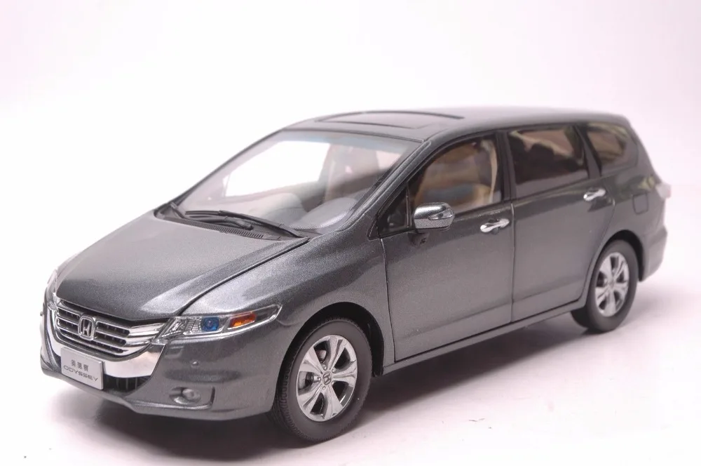 1:18 литая под давлением модель для Honda Odyssey 2013 Серый MPV игрушечный автомобиль