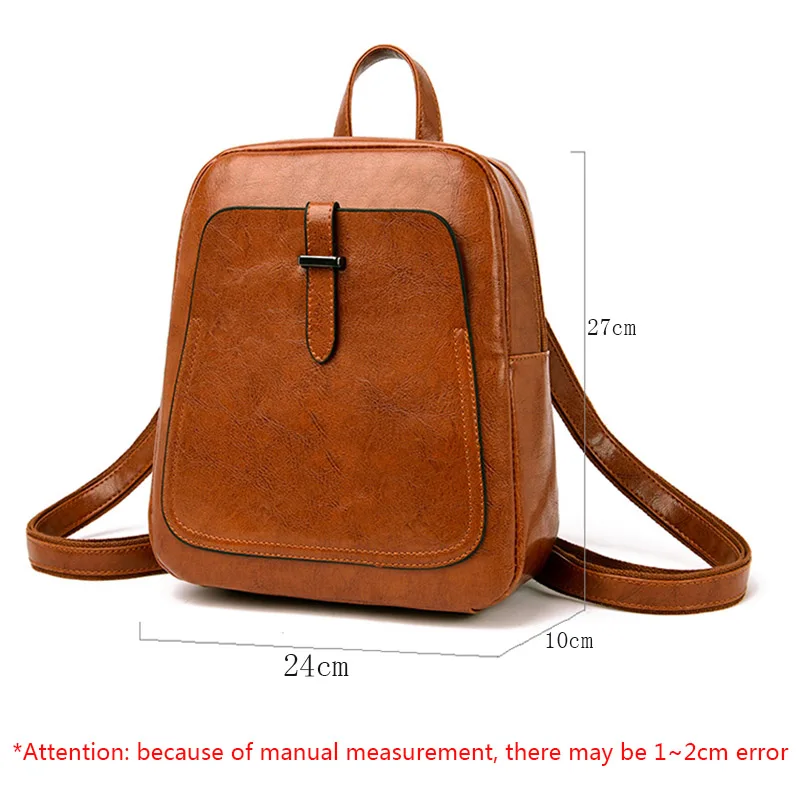 Модный коричневый маленький рюкзак для женщин 2019 Новое поступление кожаные