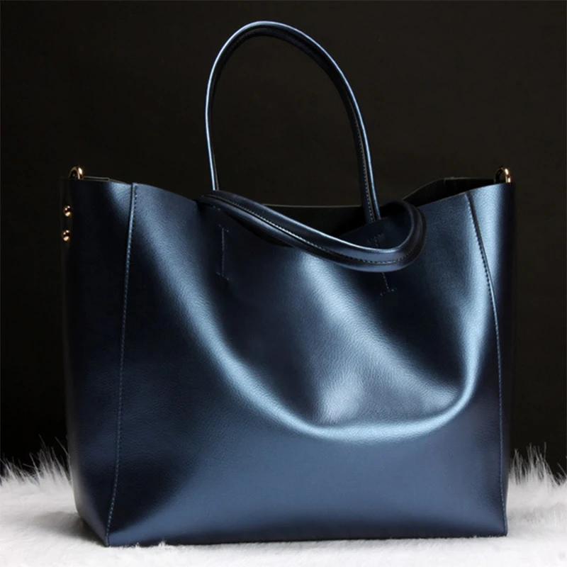 

Women Leather Handbags Real Leather Bags Handbags Women Famous Brands Large Shoulder Bags Vintage Bag Bolsas Femininas YS1183