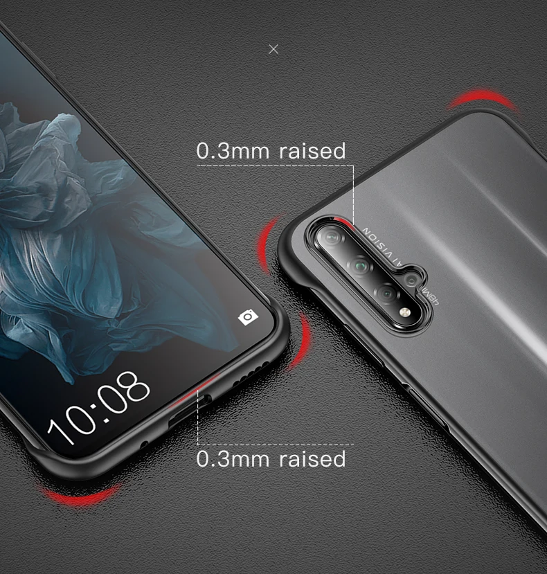 Msvii Бескаркасный чехол для Honor 20 Pro Чехол прозрачный для huawei Honor 20 чехол силиконовый для huawei Honor V20 Coque Funda, чехол