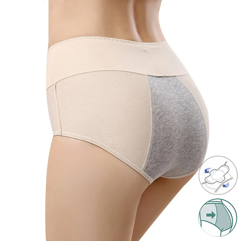 Высокая талия герметичные менструальные трусики женское нижнее белье женские