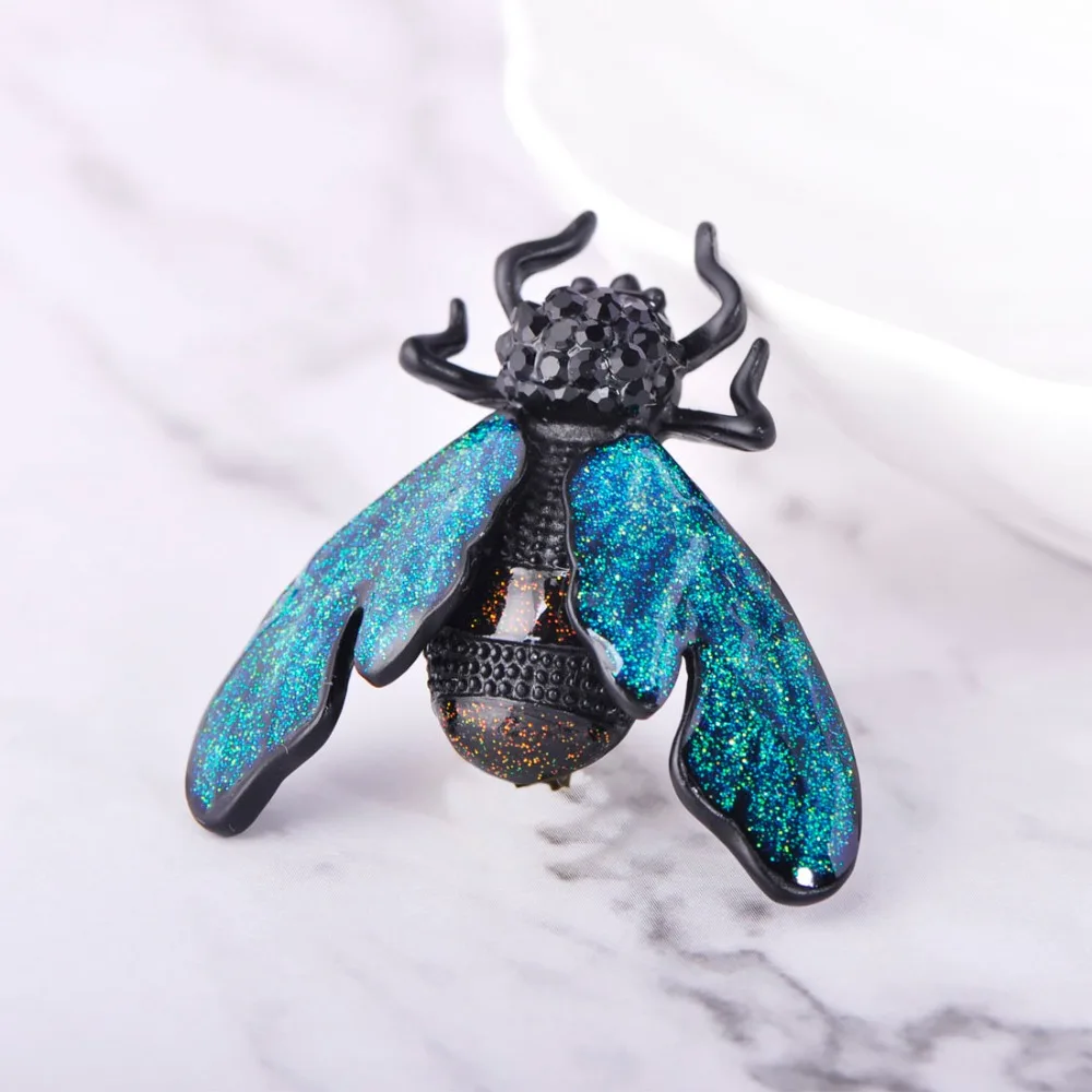Реалистичная эмалированная брошь Funmor в виде насекомых искусственная для детей