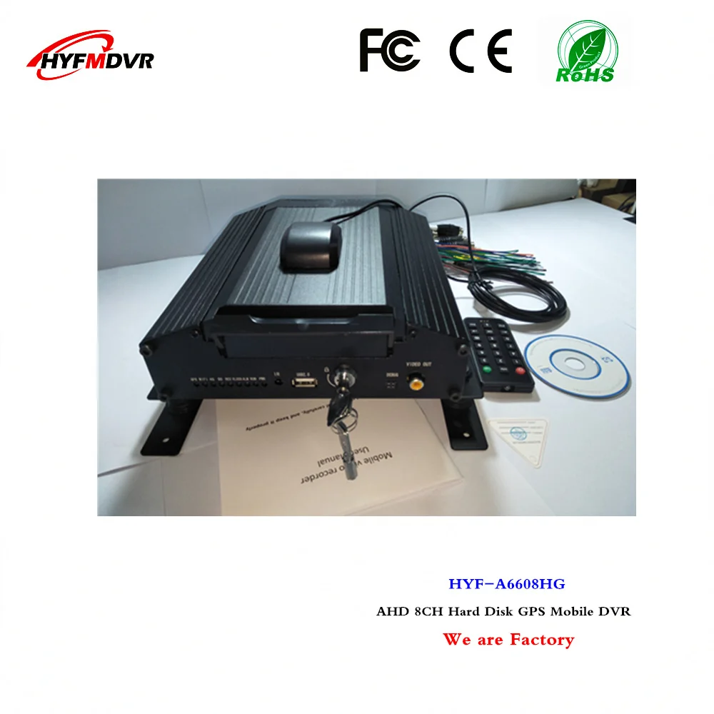 AHD HD коаксиальный видео регистратор 8CH GPS mdvr жесткий диск мониторинга хост