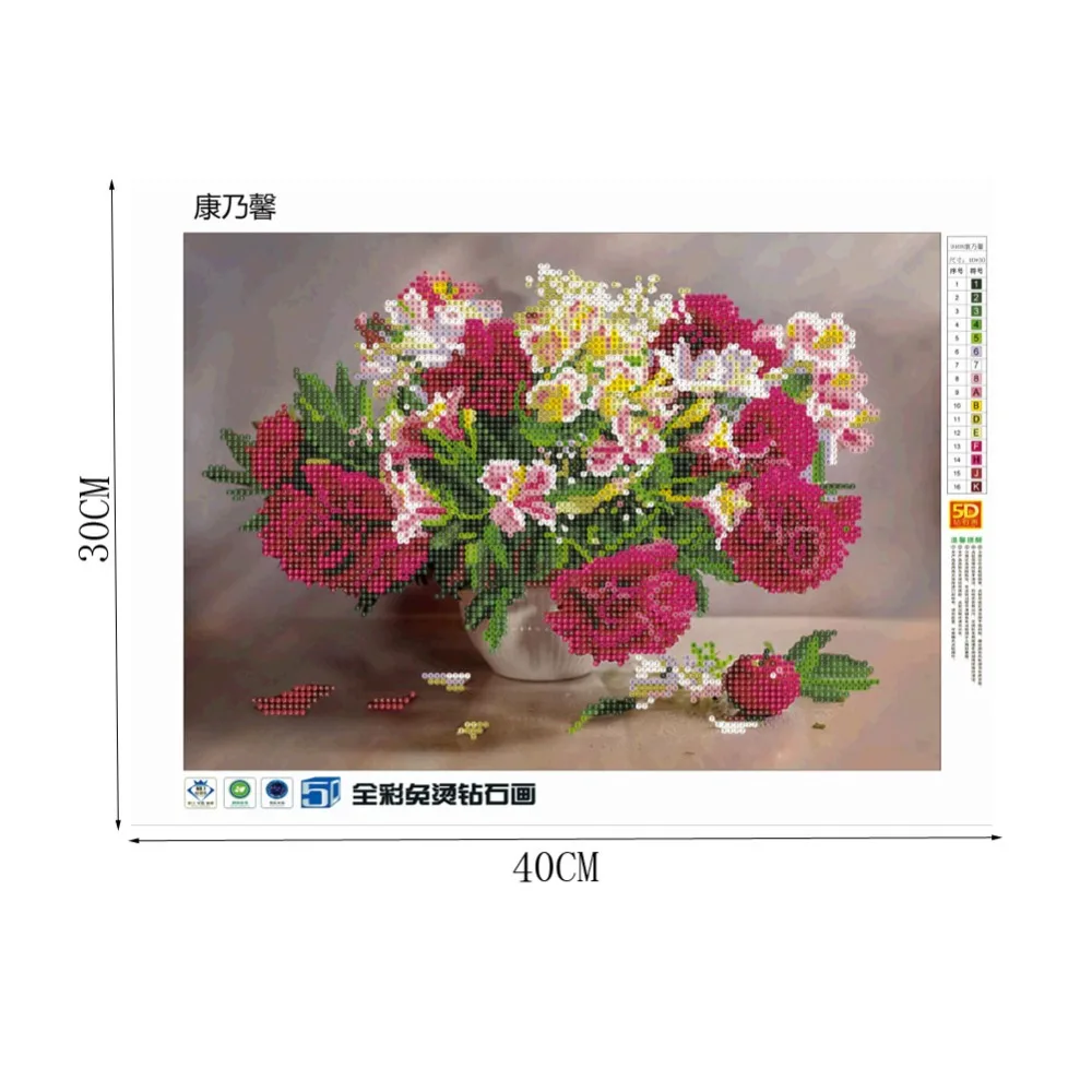 Cardines 5D алмазная вышивка DIY Вышивка крестом мозаика домашний декор 40*30 см для