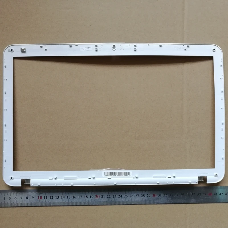 Ноутбук ЖК передняя рамка Крышка экрана Рамка с логотипом для TOSHIBA C850 L850 C855 L855 V000270370 белый