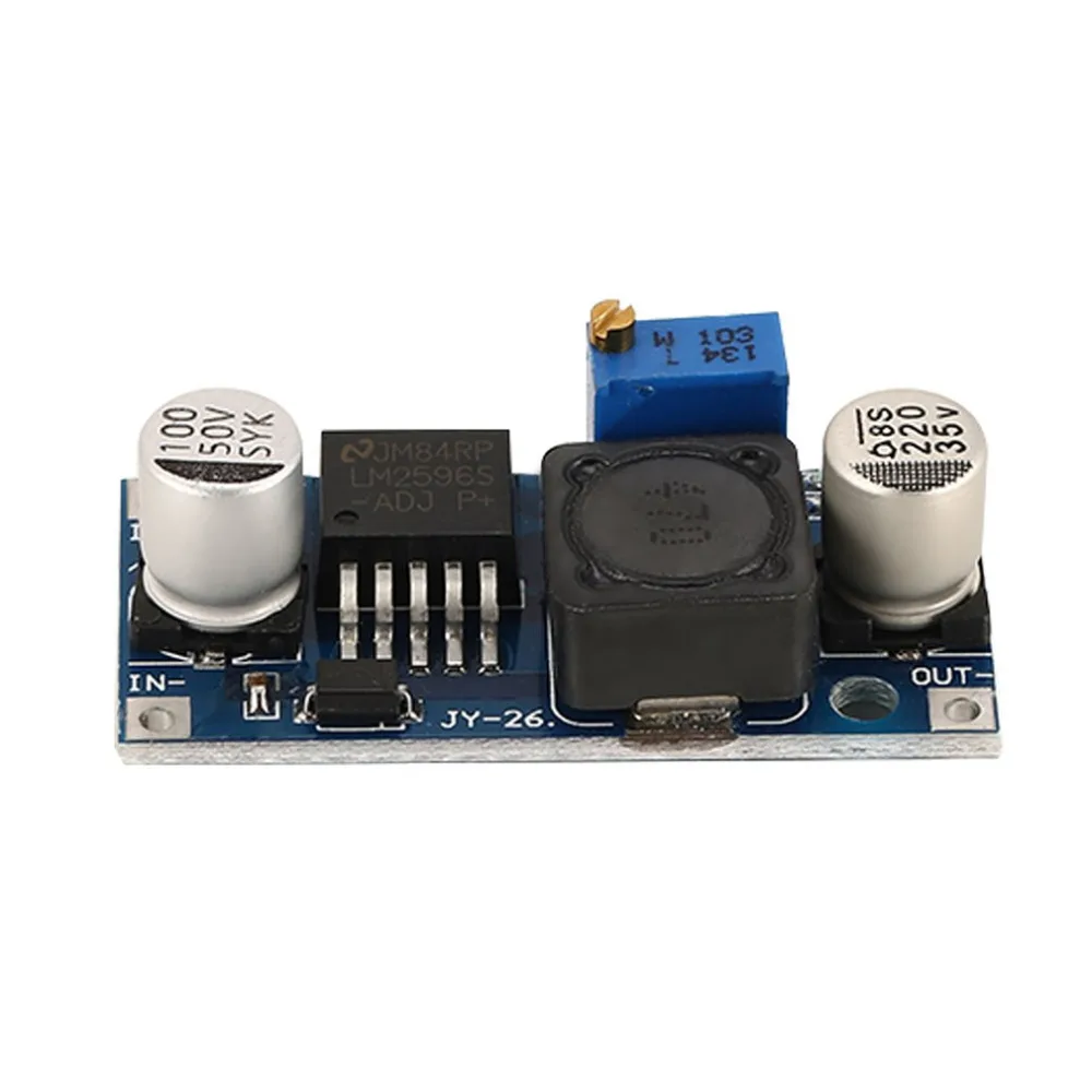 LM2596S DC-DC Buck module 4.5-40V 3A adjustable step-down power Supply Constant voltage Module over LM257 | Инструменты