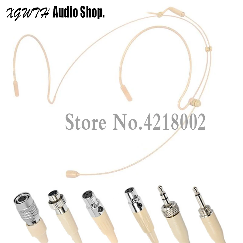 Конденсаторная головная гарнитура с микрофоном для AKG Shure беспроводной корпус