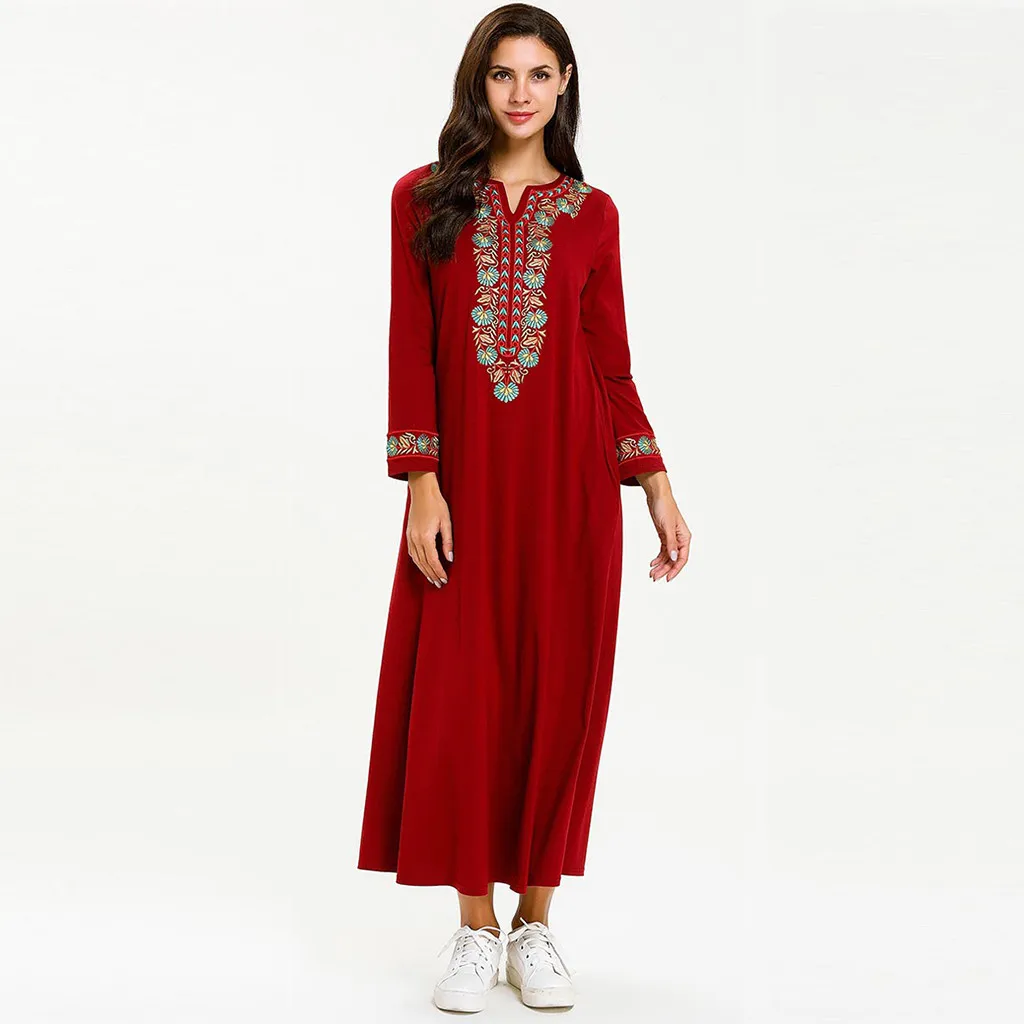 Топы для девочек платье vestido женский мусульманский халат одежда Abaya Арабский