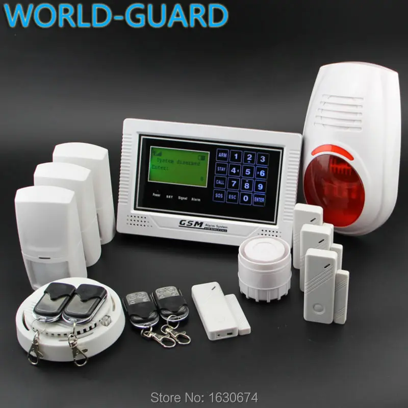 Бесплатная Доставка! ЖК Сенсорной Клавиатурой Беспроводной Системы