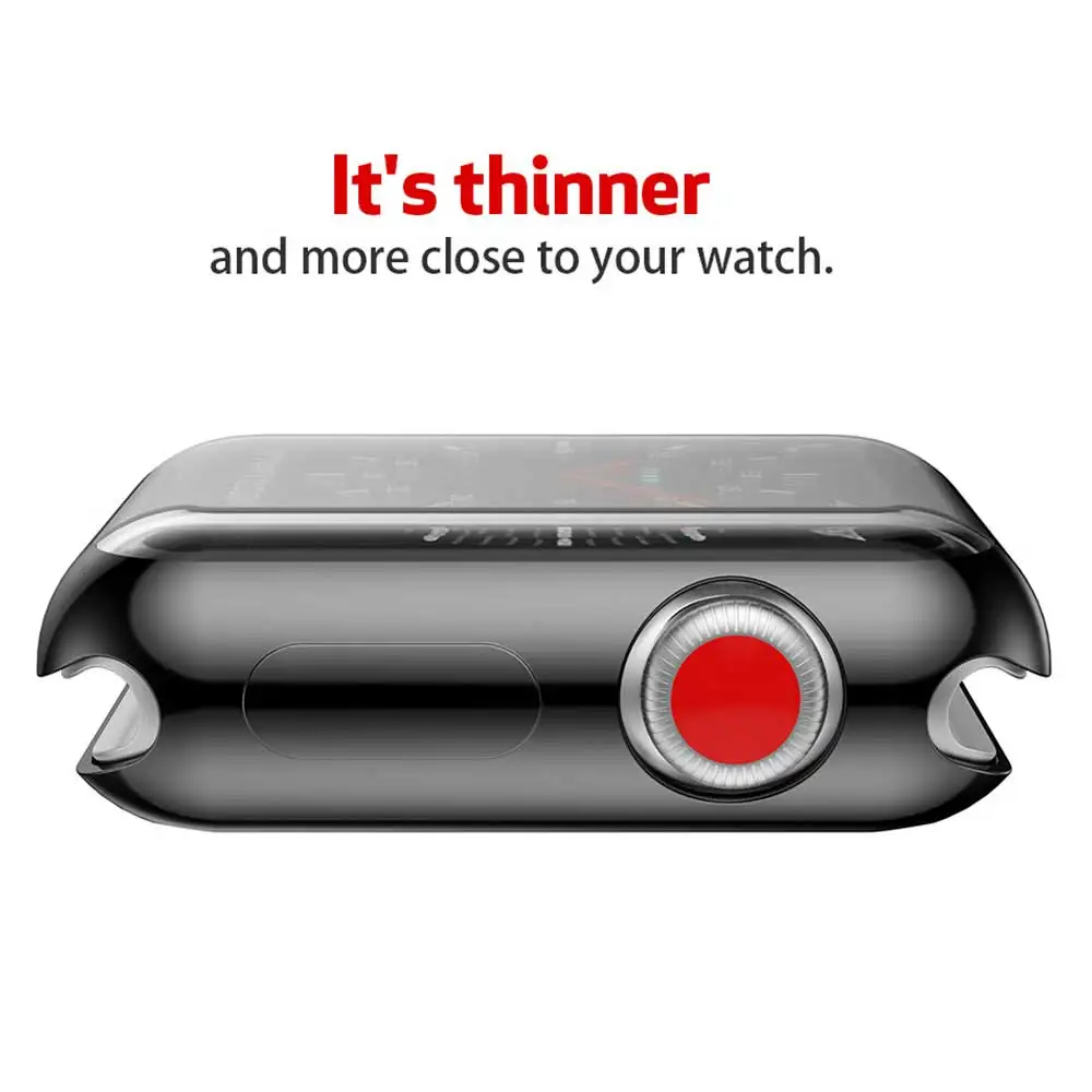 for Apple Watch Cover 42mm Protector Bumper Case Ultra-Slim Lightweight Protective Guard Series 3/2/1 iWatch | Электроника