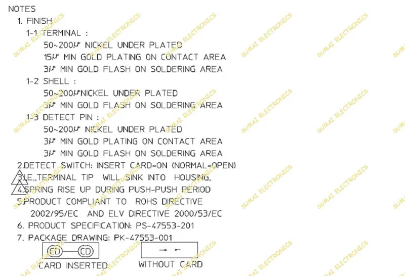5 шт./лот слот для sim-карты мобильного телефона 9P 8 + 1P разъем планшетного ПК