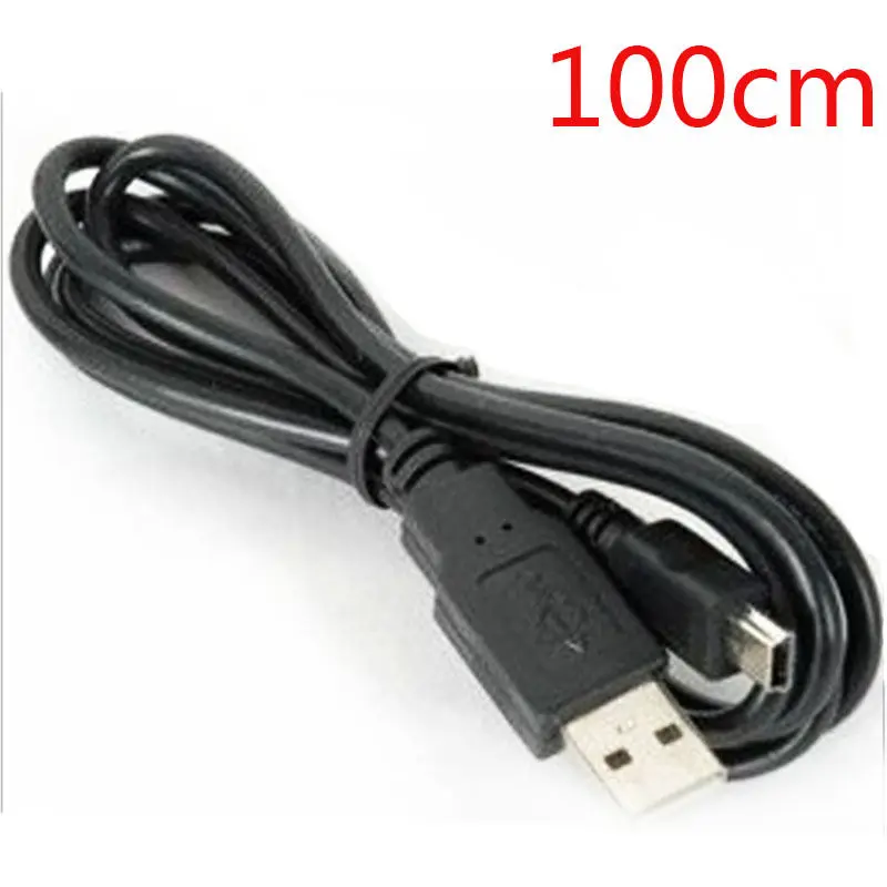 1 шт. длина 80/100 см Лучший черный USB 2 0 A штекер на Mini 5 Pin B кабель для зарядки и
