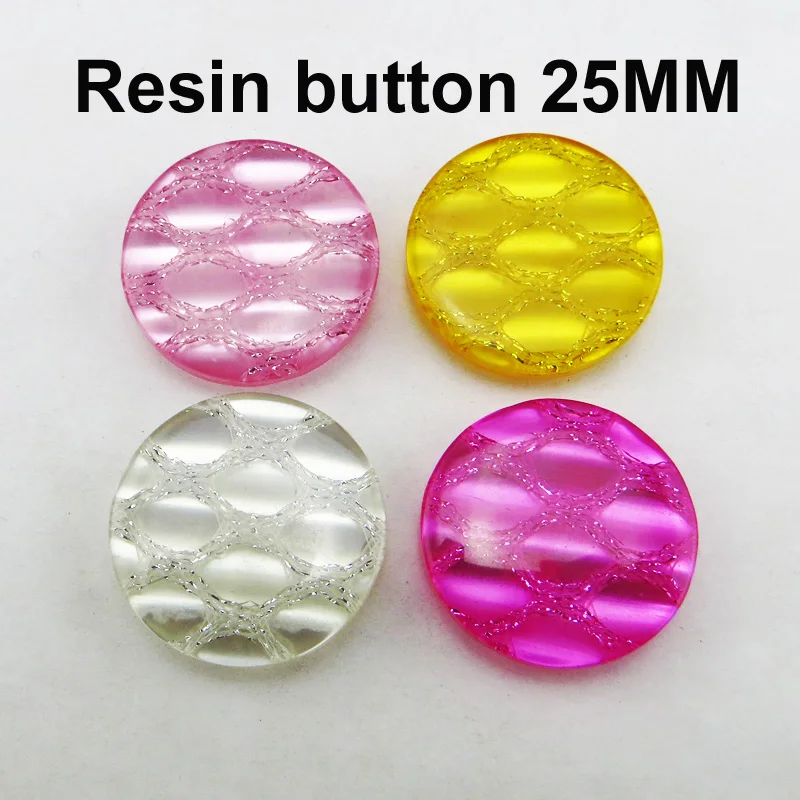 15 шт. 25 мм блестящие полосы из смолы|Пуговицы| |