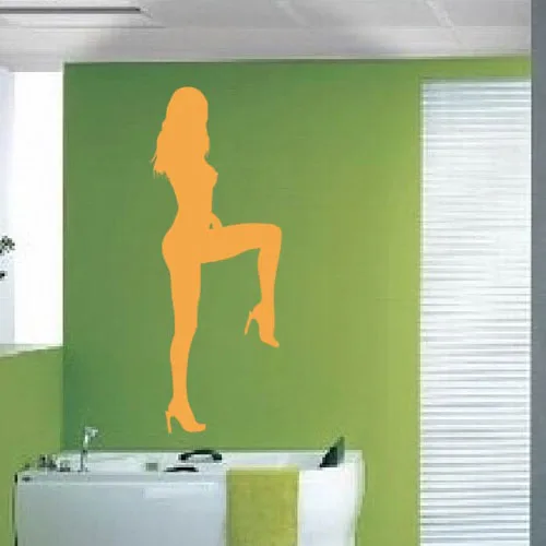 

Sexy Lady sticker Wall Sticker Decal Ideal for Kids Room Baby Nursery Home Decor fashion design Removable craft