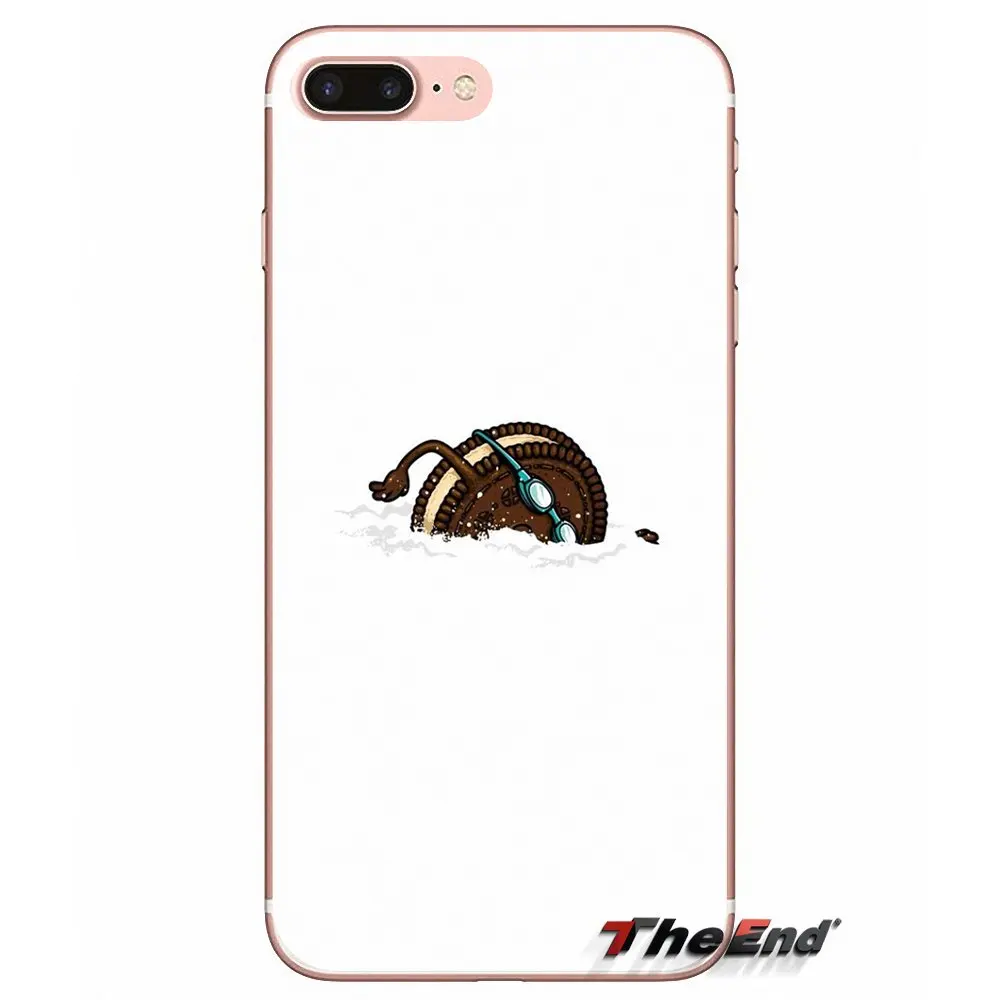 Для Huawei G7 G8 Ascend P7 P8 P9 Lite Honor 4C 5X 5C 6X Mate 7 8 9 Y3 Y5 Y6 II Pro много печенье Oreo Milkshake мягкий