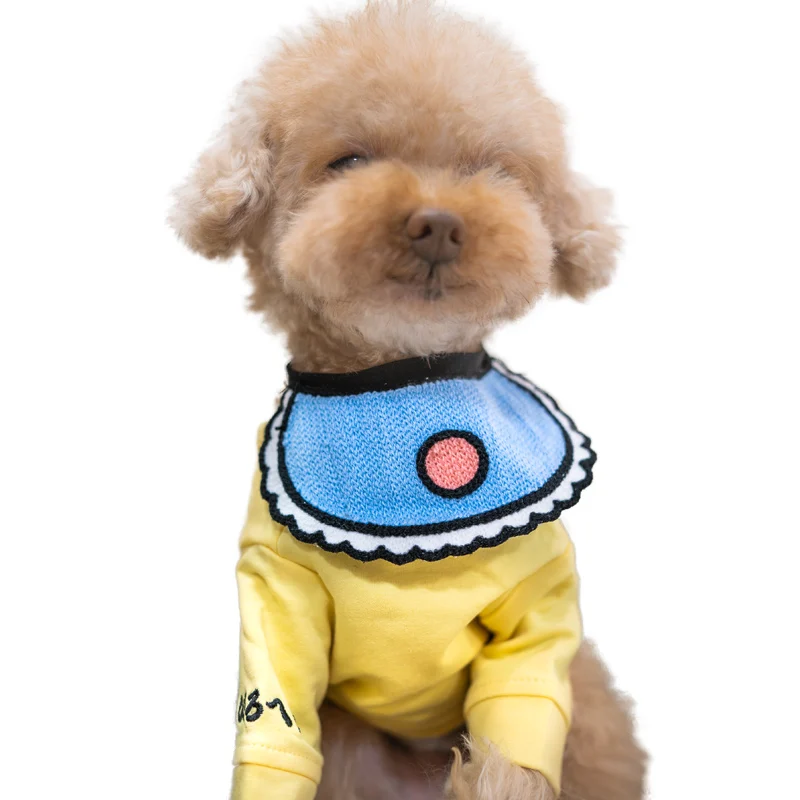 Вязаные аксессуары для домашних животных собак нагрудники кошка бабочкой Cachorro