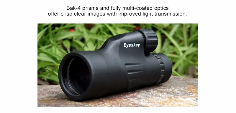 Eyeskey встроенный сетка дальномер монокуляр Bak4 призма оптика водонепроницаемый высокой мощности Кемпинг Охота телескоп со штативом