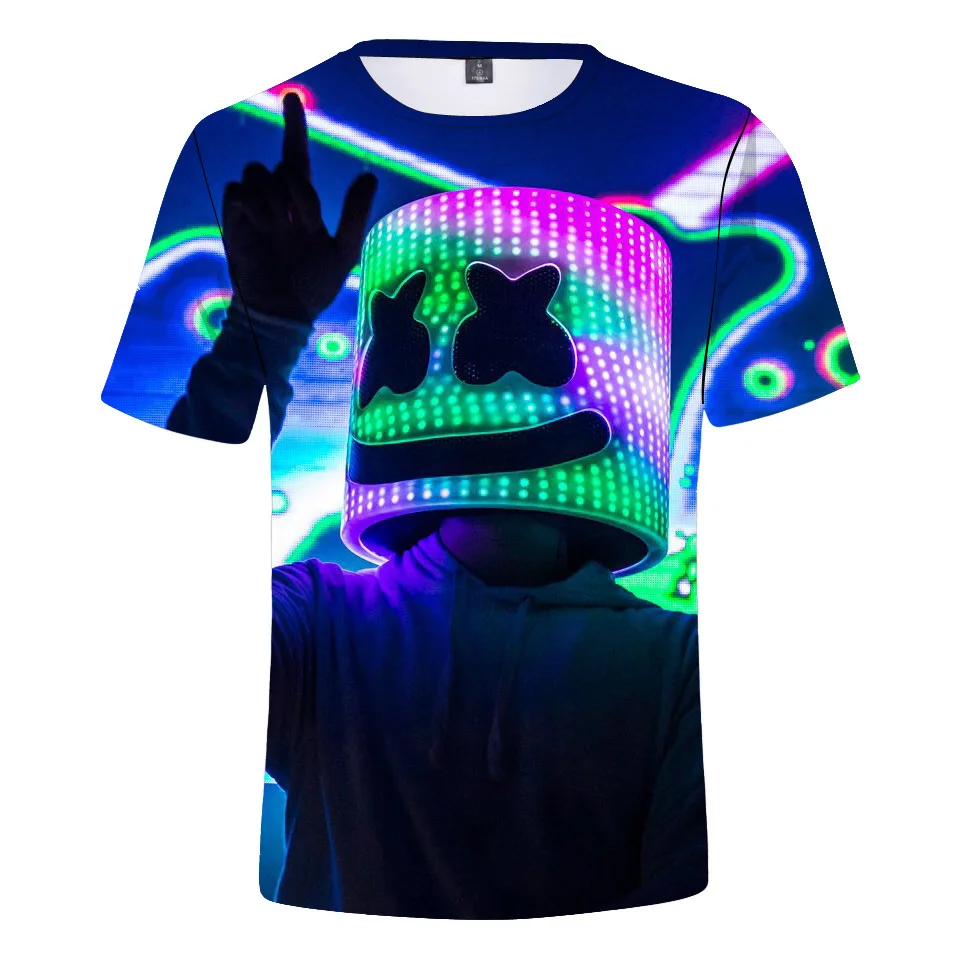 

2019 T-shirt 3d-printed T-shirt tentacle full color hipster T-shirt short-sleeved men's shirt