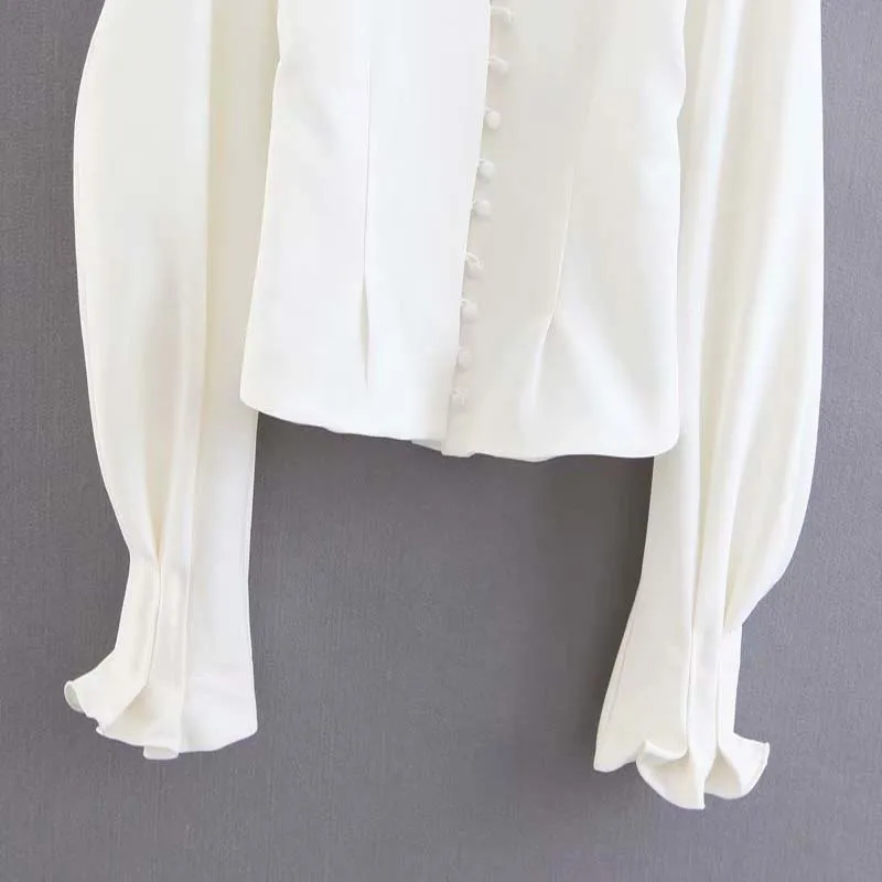 Лидер продаж Новое поступление V образным вырезом Офисные женские туфли белая