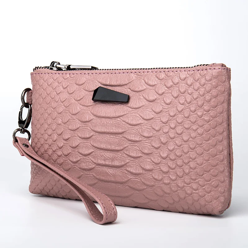 

COMFORSKIN Brand 2018 New Arrivals Fashion Split Leather Long Alligator Style Women Clutch Wallets Large Capacity Woman's Wallet