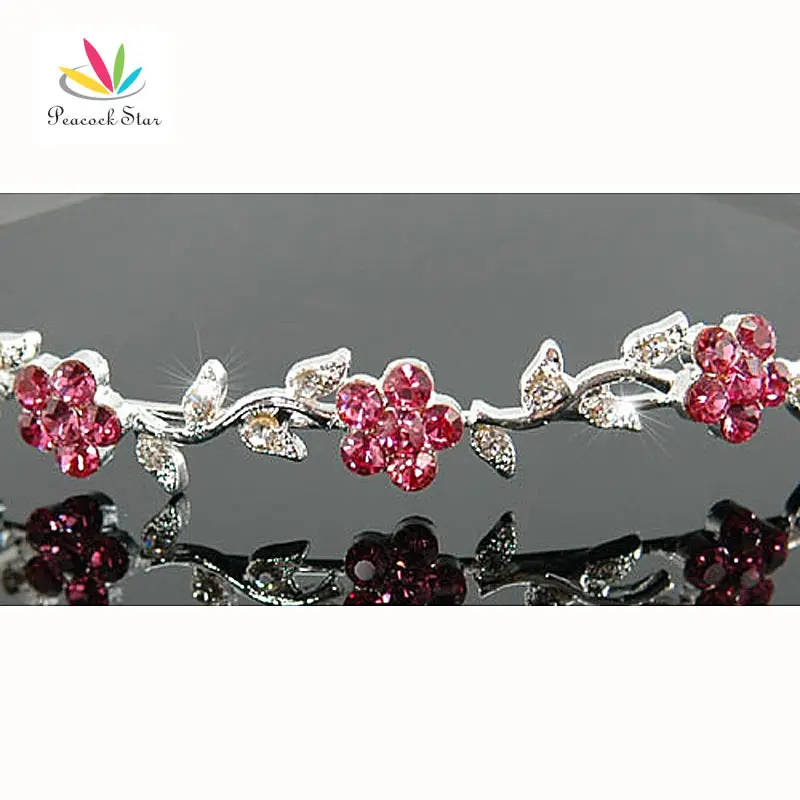 Павлин звезда подружки невесты Свадебная вечеринка качество цветок розовый