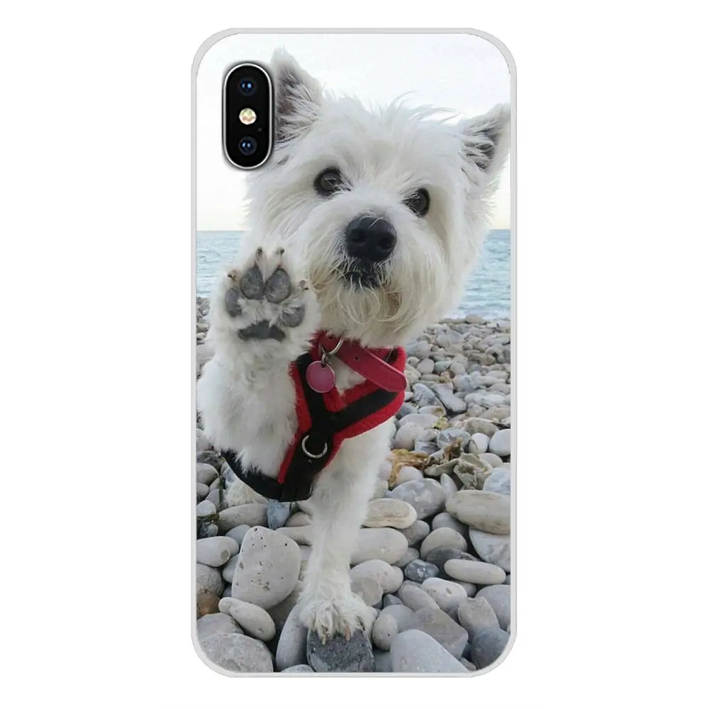 Чехлы для мобильных телефонов West Highland White Terrier Dog Scotland Samsung Galaxy S4 S5 MINI S6 S7 edge S8 S9 S10 Plus