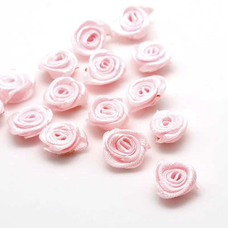 Высококачественная атласная лента для рукоделия 200 шт./лот разноцветные 1 5 см