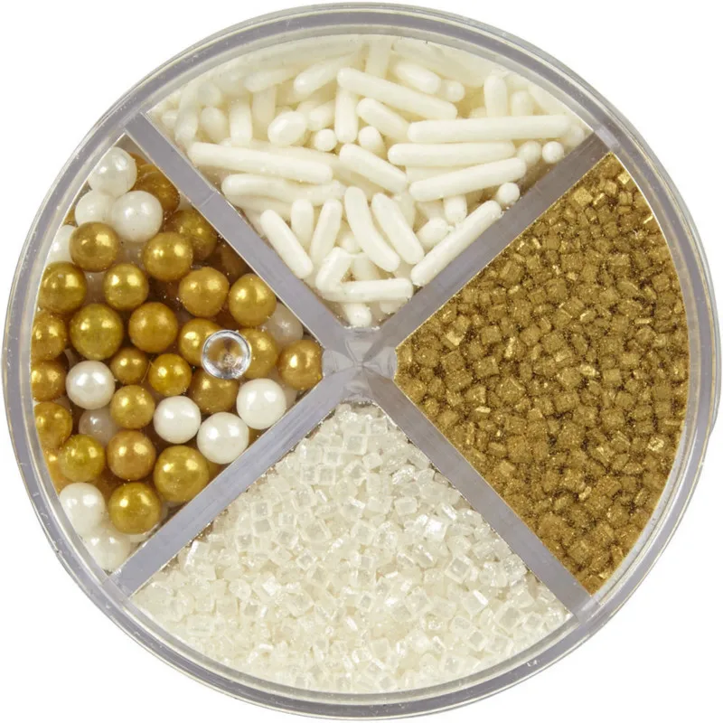 Wilton Gold перламутровые спринклеры смесь Wilton Enterprises
